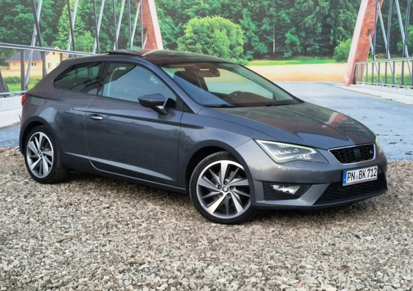Seat Leon cena 40900 przebieg: 190000, rok produkcji 2013 z Wyrzysk małe 562